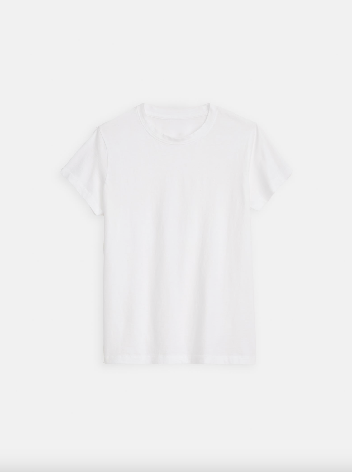 Prospect Tee In Broken Cotton Jersey White
