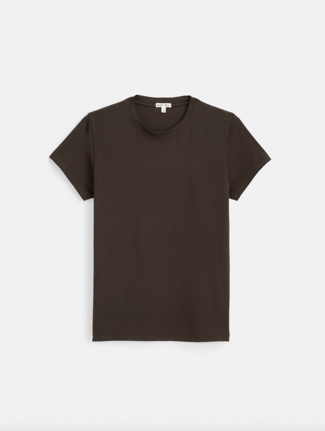 Prospect Tee In Broken Cotton Jersey Roasted Bean