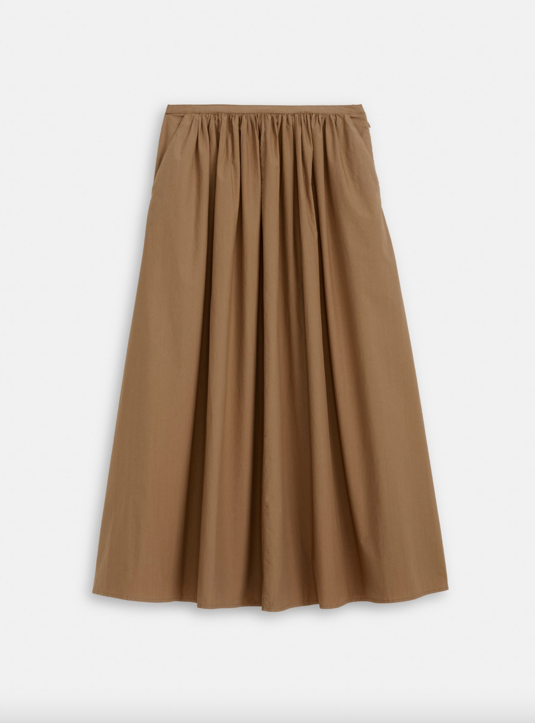 Sarah Skirt In Cotton Field Khaki