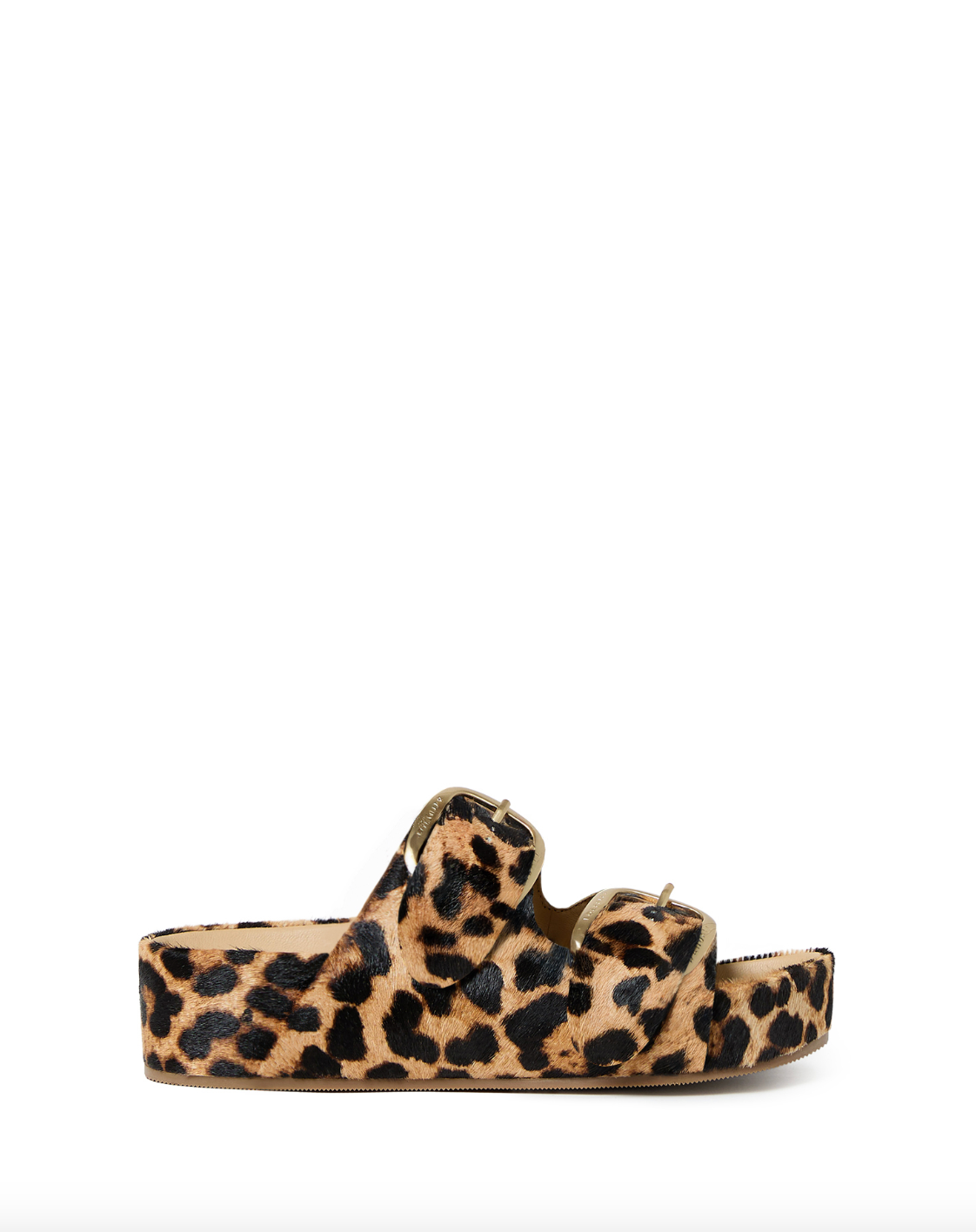 Nico Banded Sandal Brushed Leopard