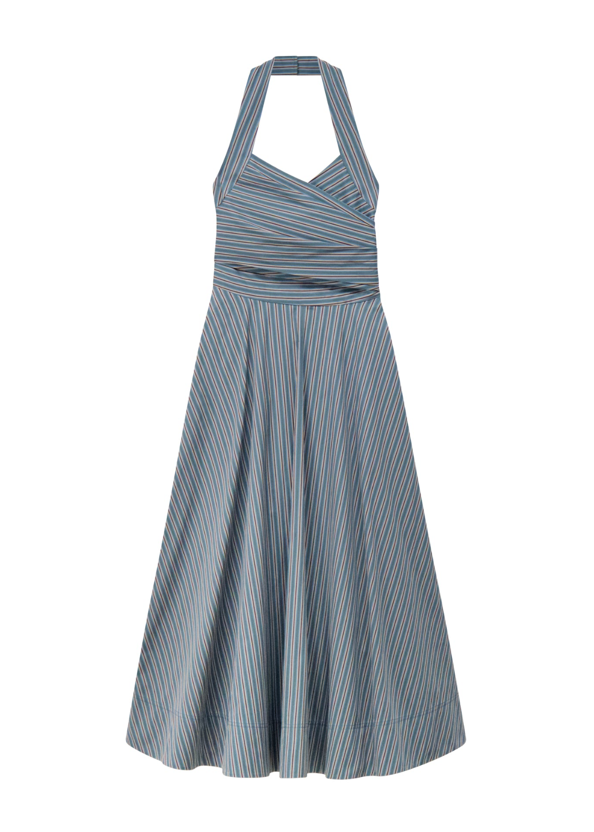 Magnolia Dress Carbon Blue Multi