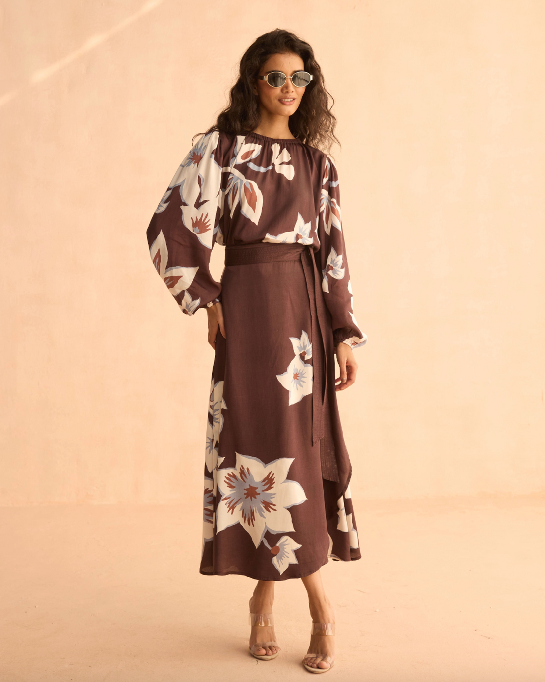 Ayla Blouse Adrienne Ganache