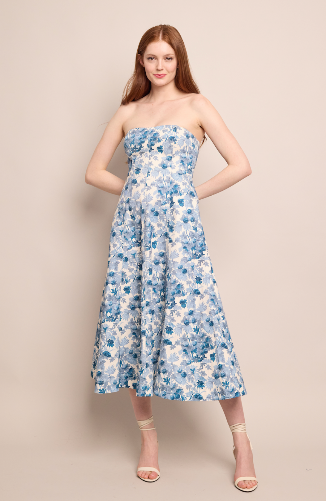 Aisha dress Berries Egret