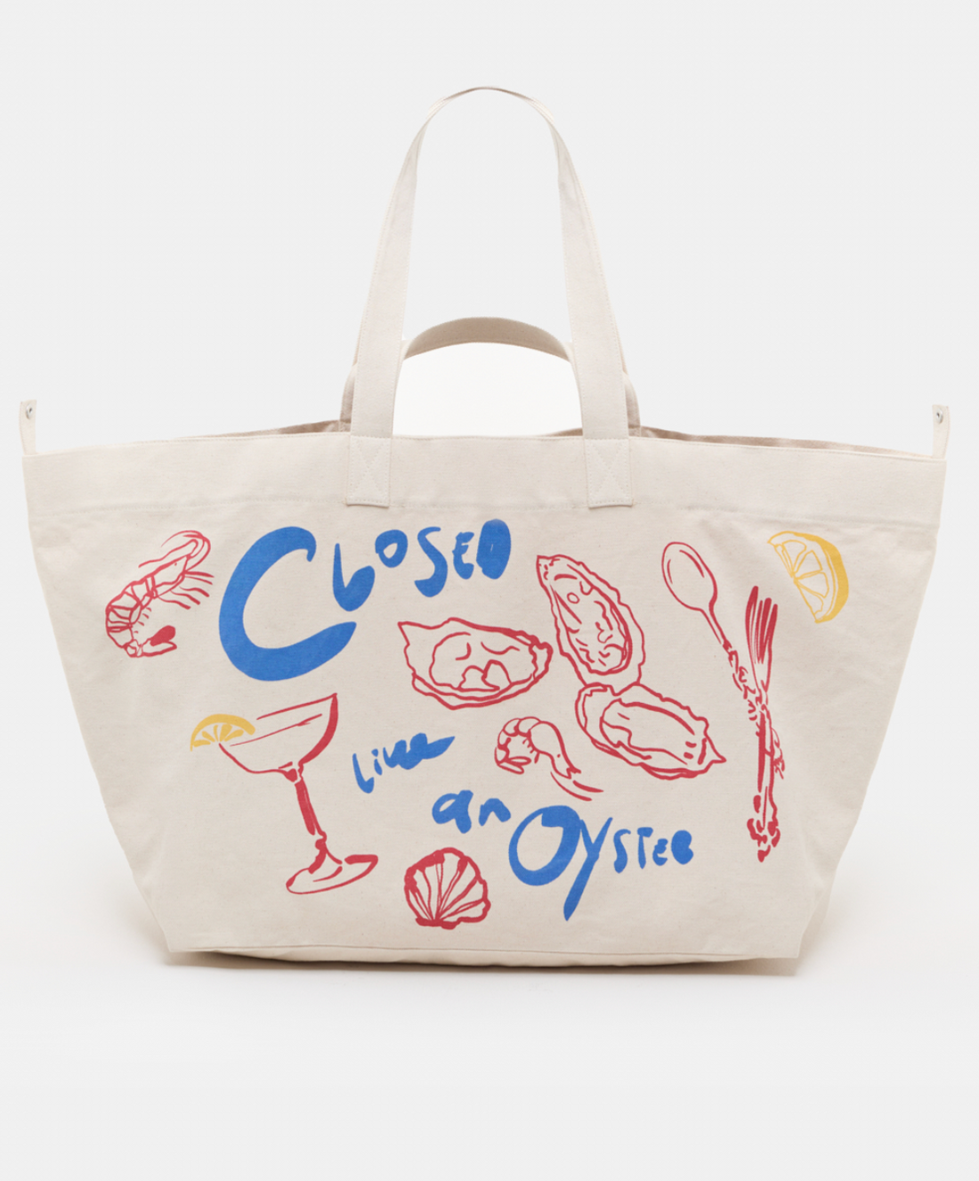 Closed Tote XL Ivory