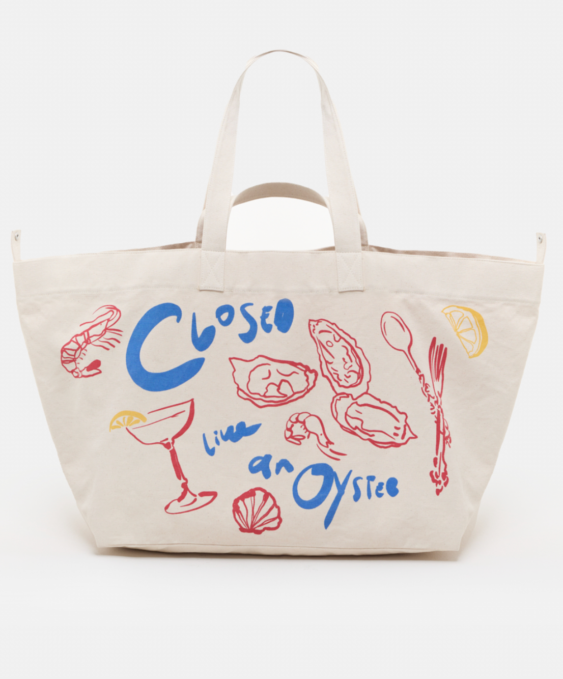 Closed Tote XL Ivory