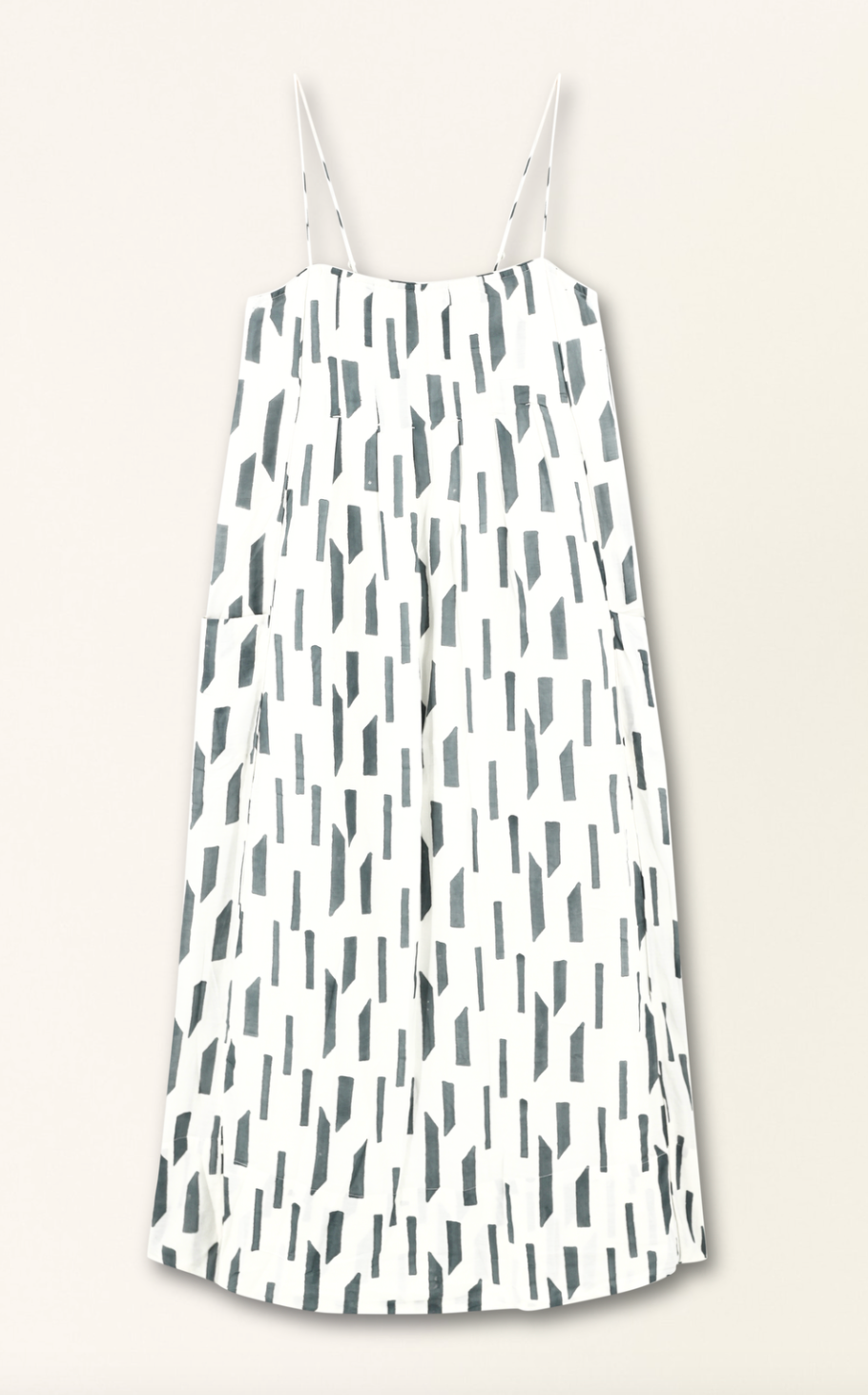 Zuma Dress in White Rainfall