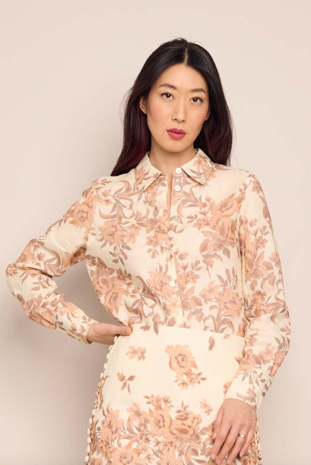 Perfect Shirt Farfella Border Egret