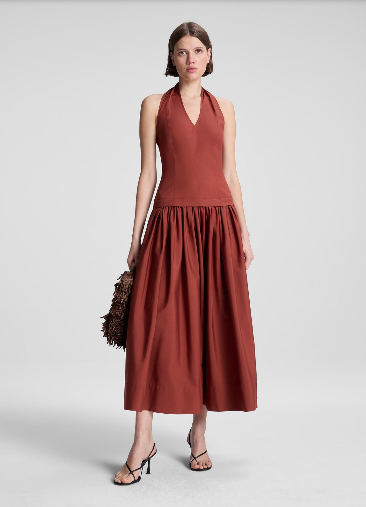 Nora Dress Dark Bosco