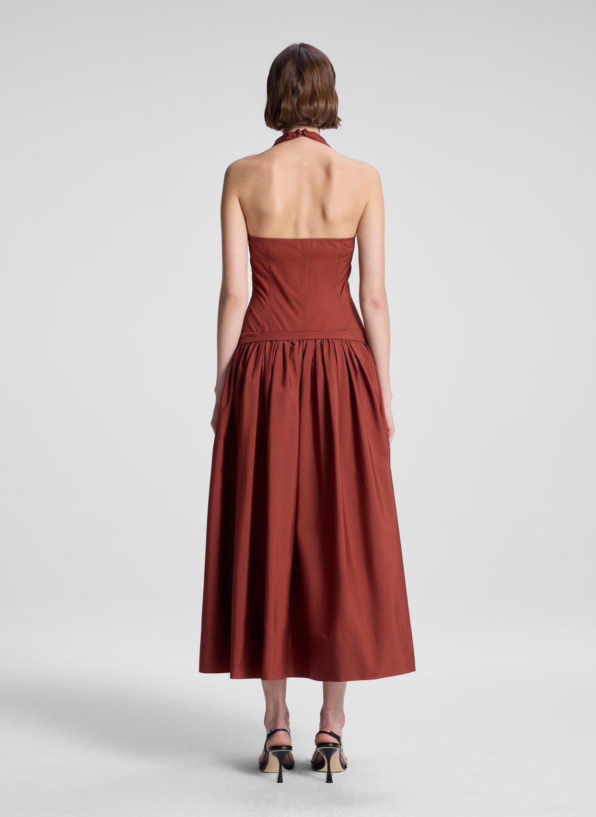 Nora Dress Dark Bosco