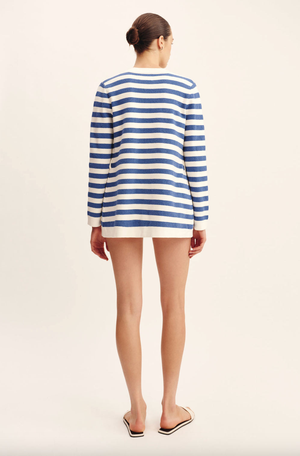 Ari Cardigan Blue Stripe
