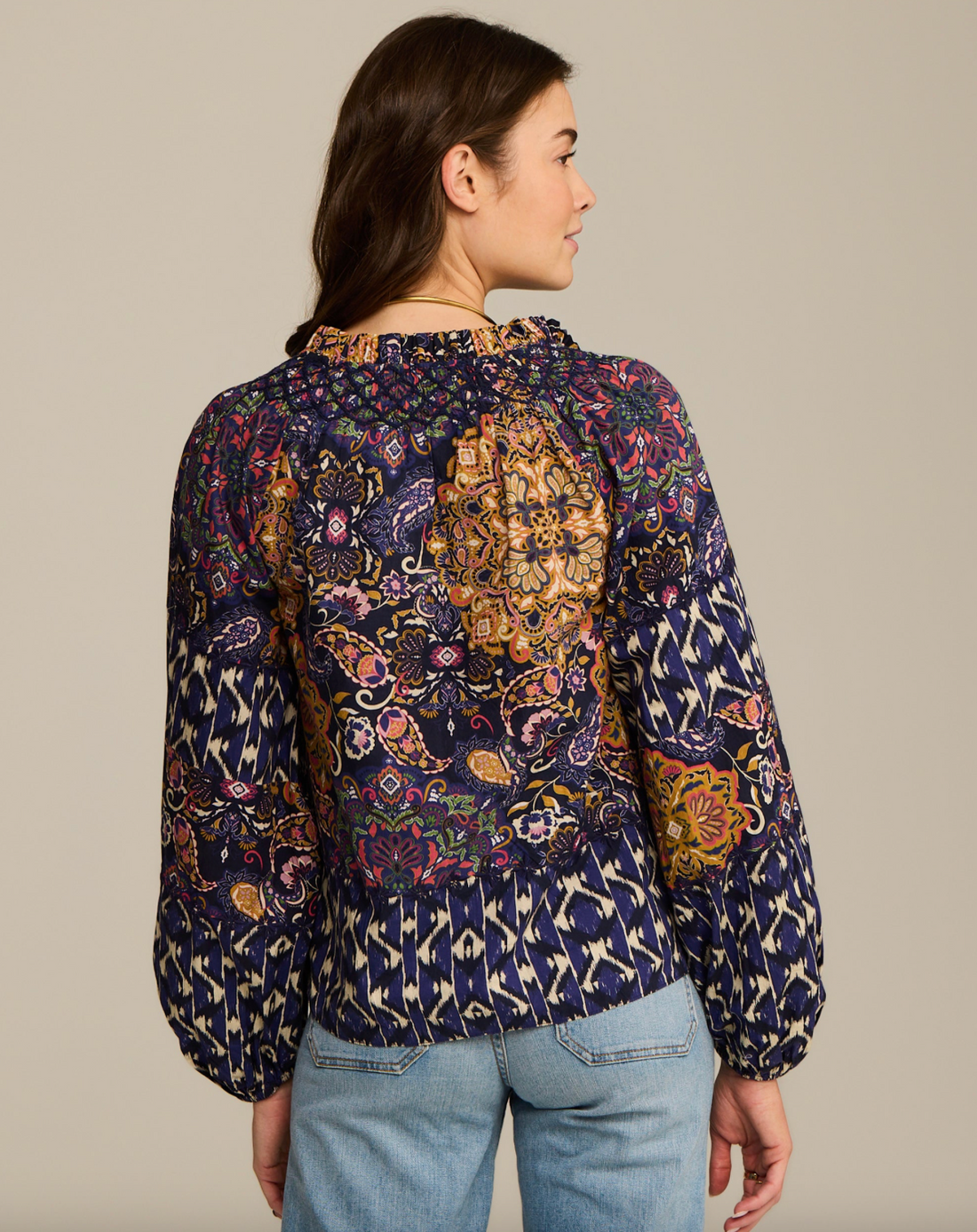 Mae Top Kaleidoscope Paisley Combo