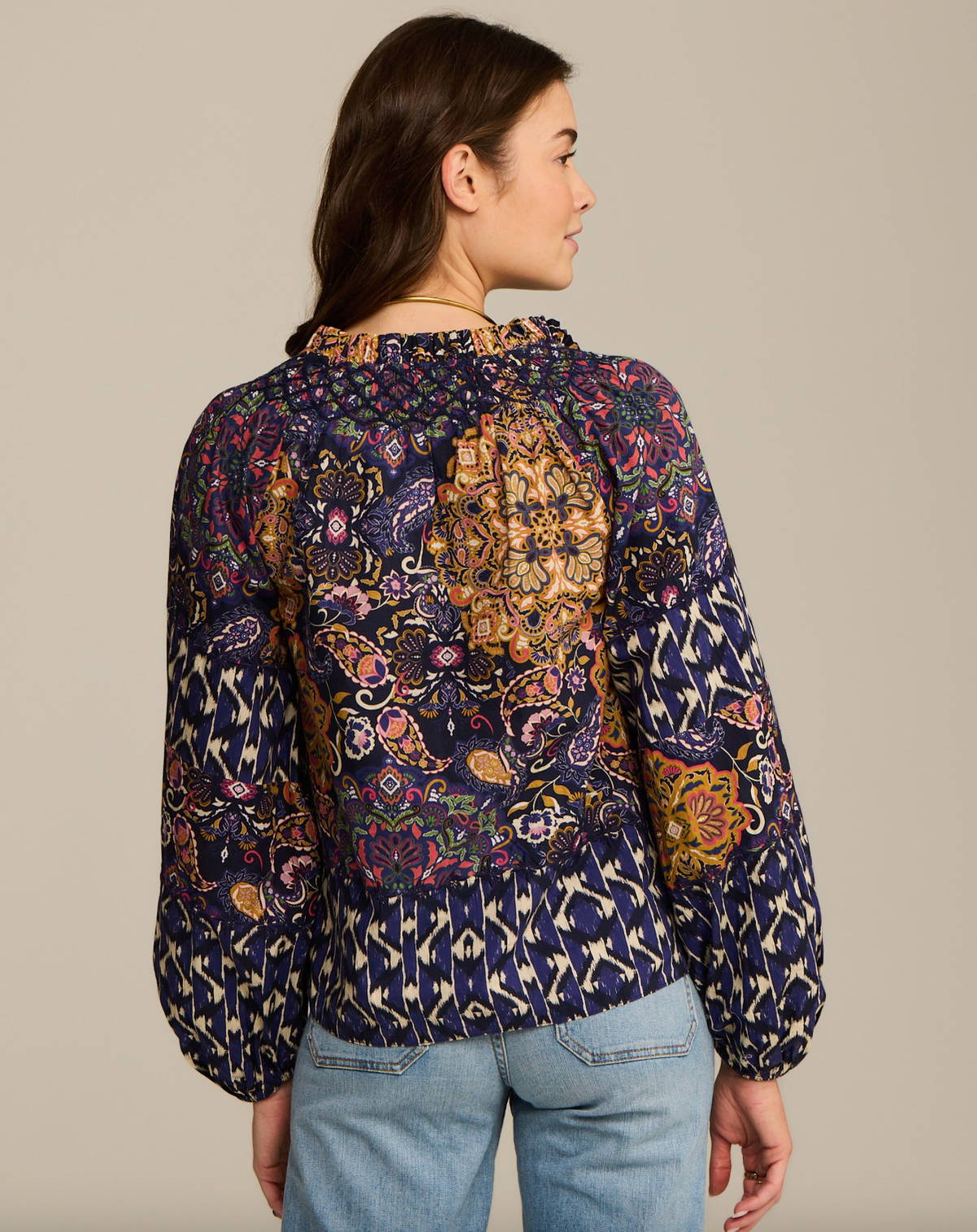 Mae Top Kaleidoscope Paisley Combo