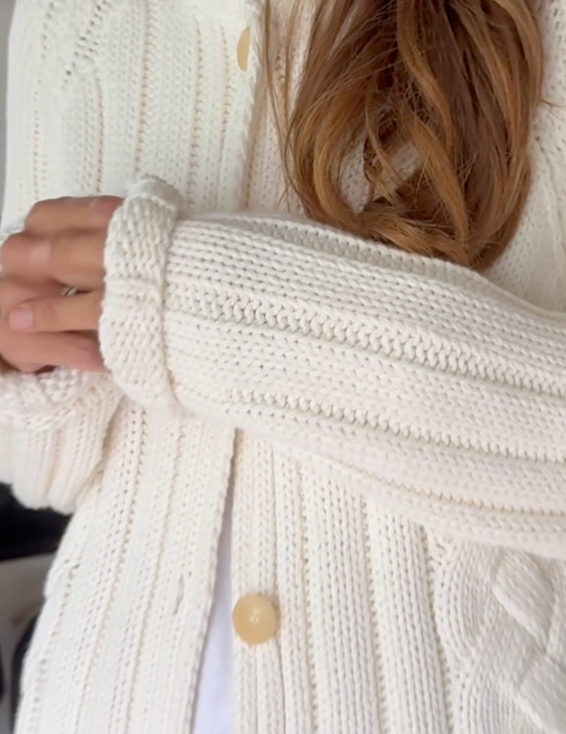 Mini Cardigan Ivory