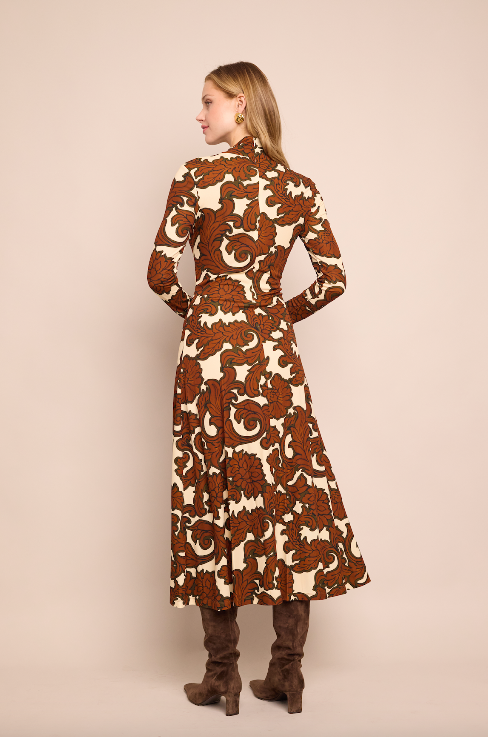 Hera Dress Mystic Flora Olive