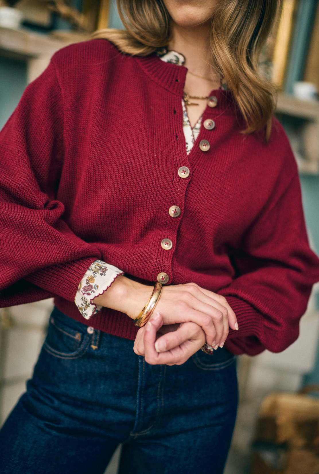 Jen Cardigan Merlot