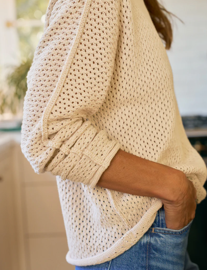 Monterey Pointelle Sweater SNDK Sand