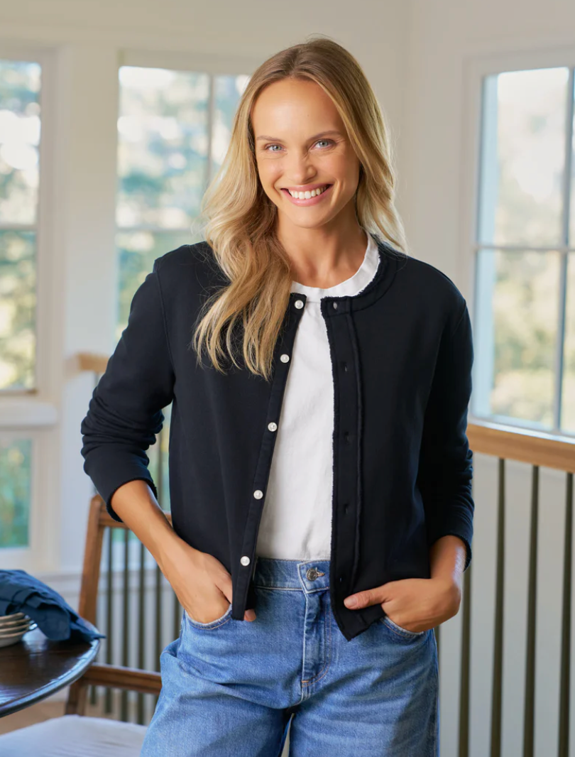 Jackie Sweatshirt Cardigan British Royal Navy