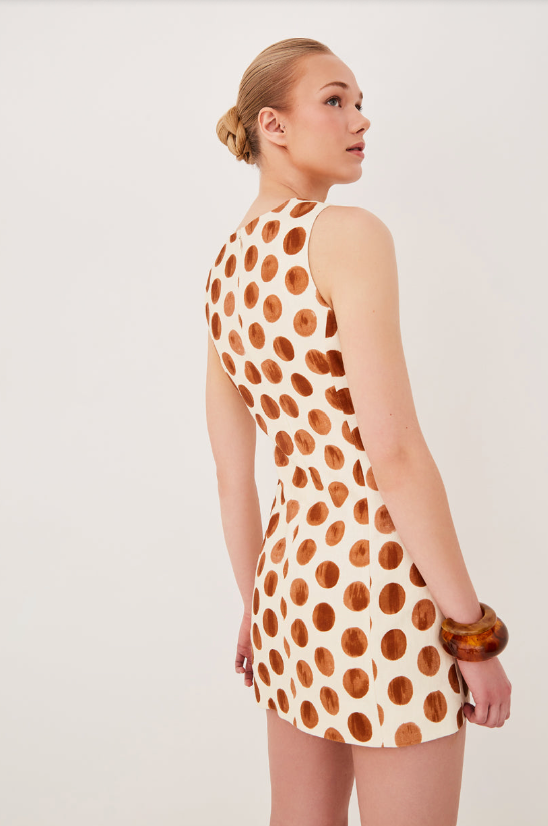 Posie Dress Celeste Spot Ginger