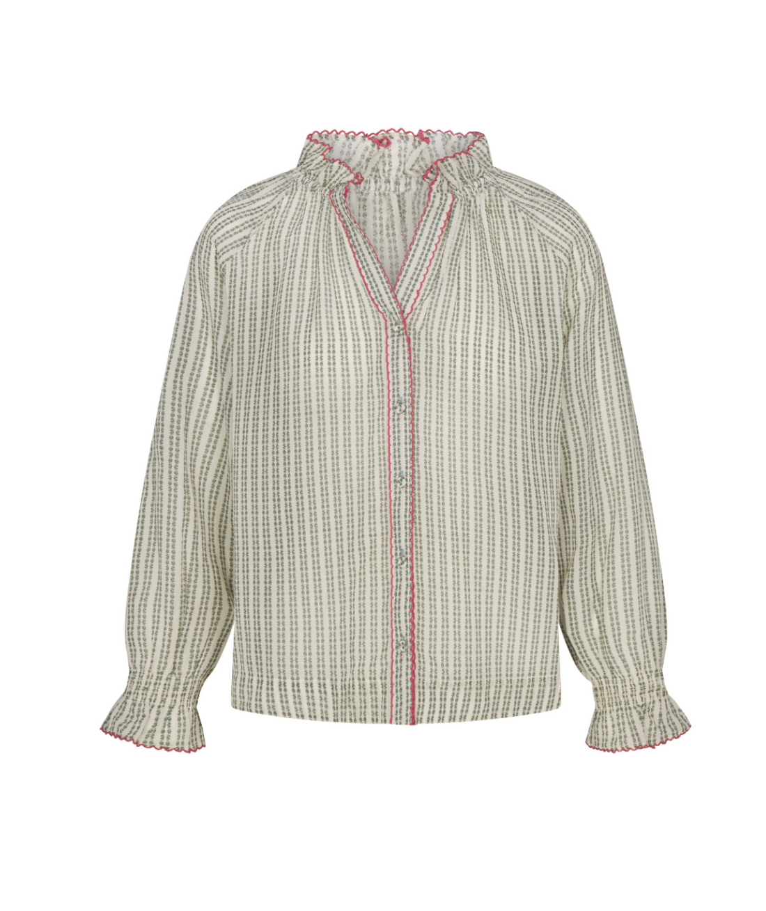 Harper Top In Floral Stripe