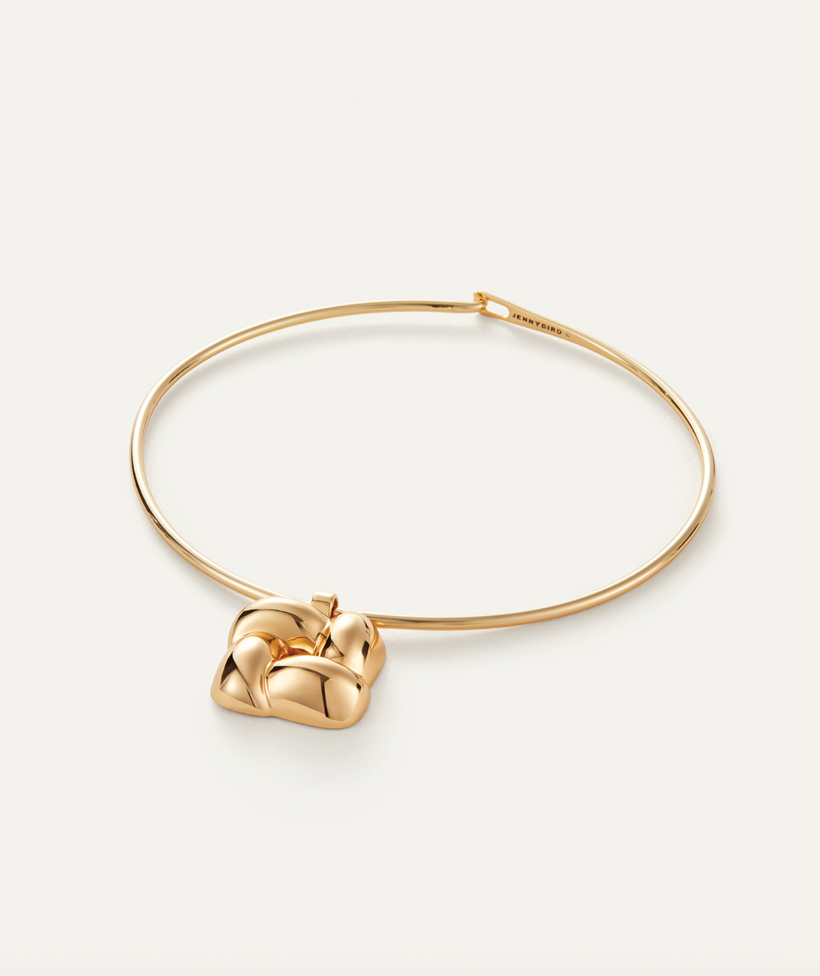 Woven Square Collar Gold