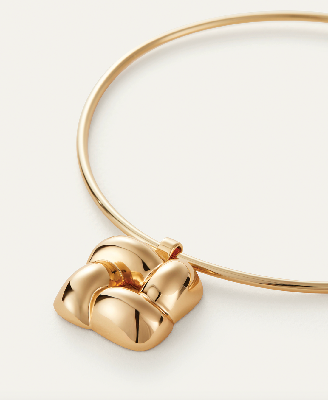 Woven Square Collar Gold