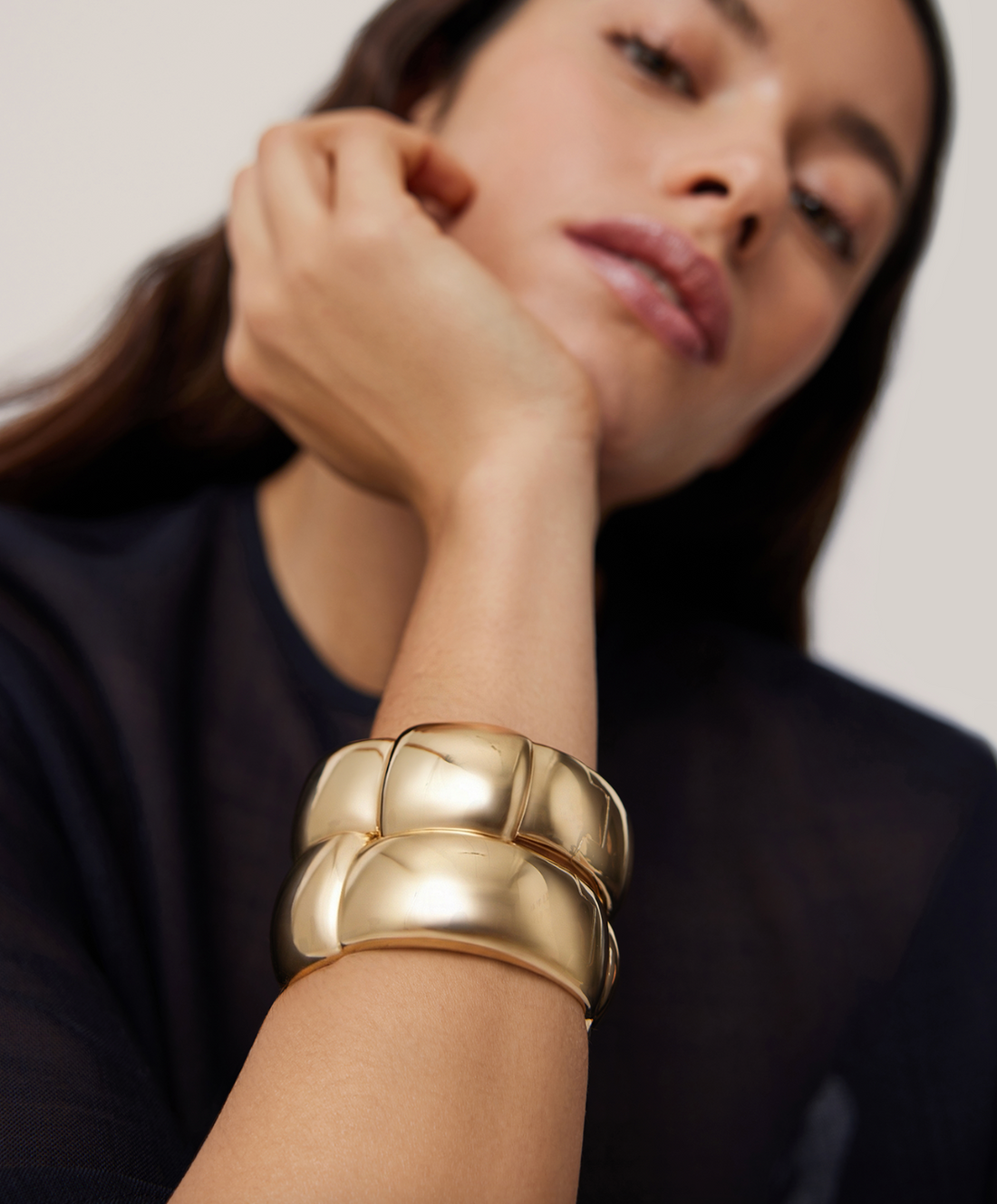 Mega Woven Square Bangle