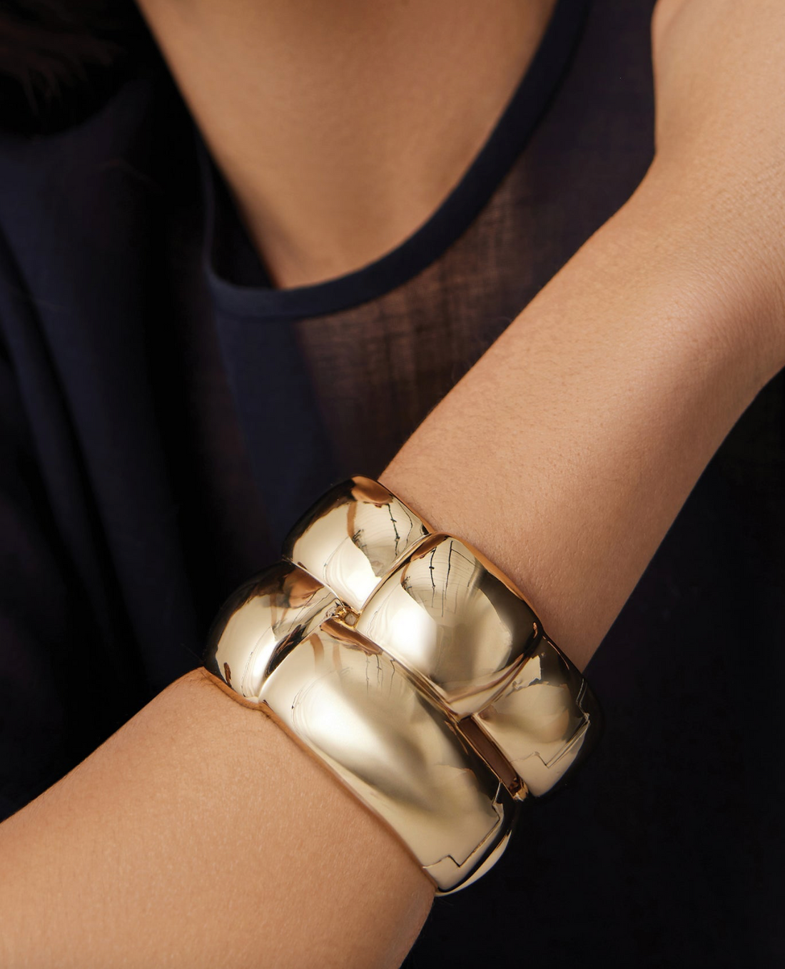 Mega Woven Square Bangle