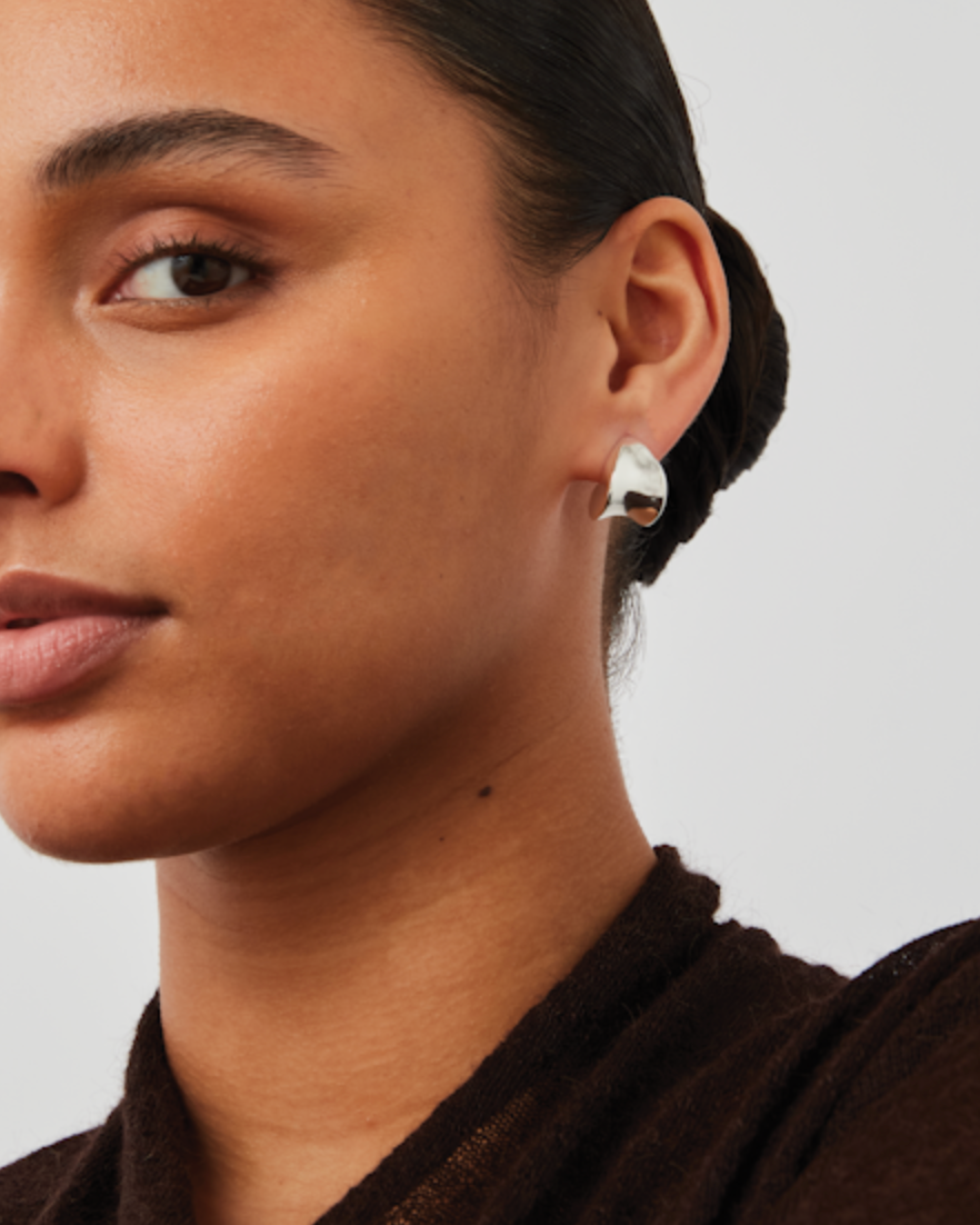 Small Paige Puffs Silver