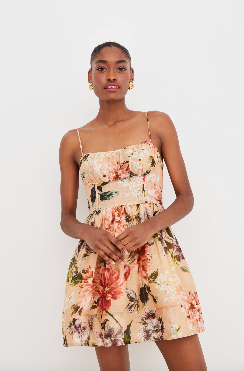 Alba Mini Dress Margaux Bloom Ginger