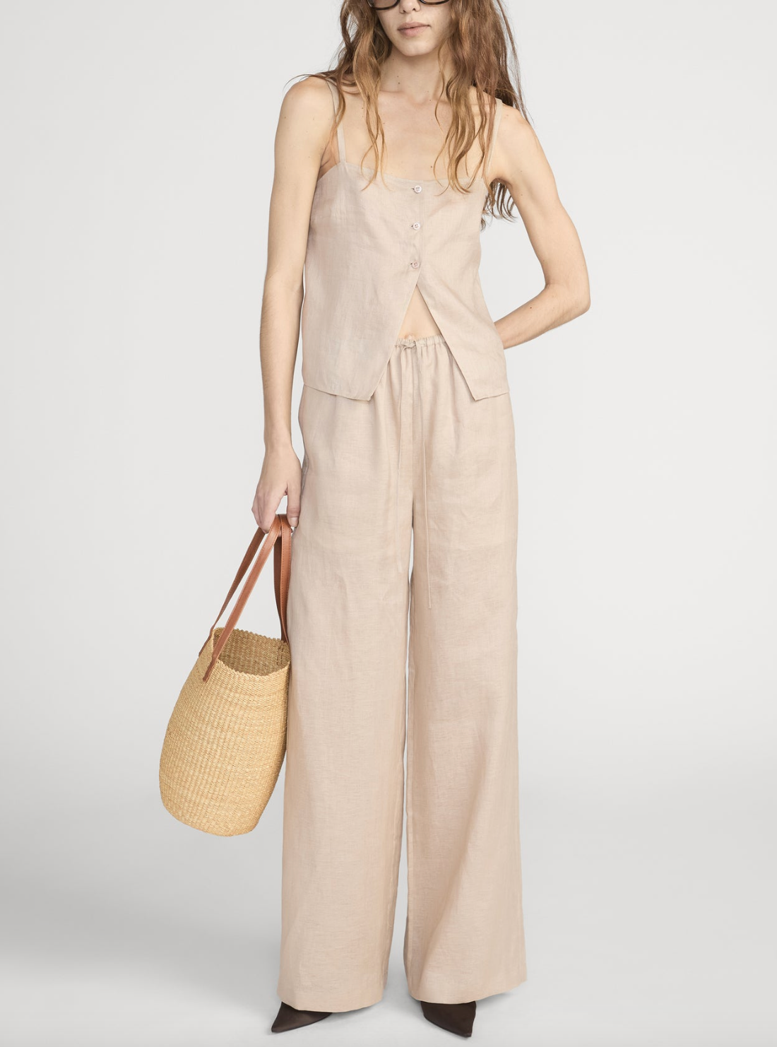 The Linen Lounge Pant Flax