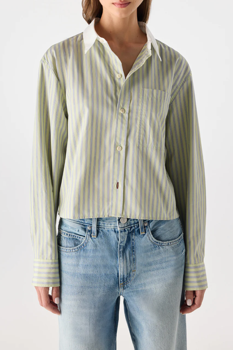 Ruth Crop Shirt Thistle