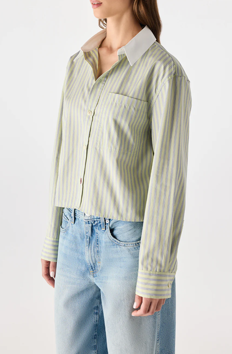 Ruth Crop Shirt Thistle