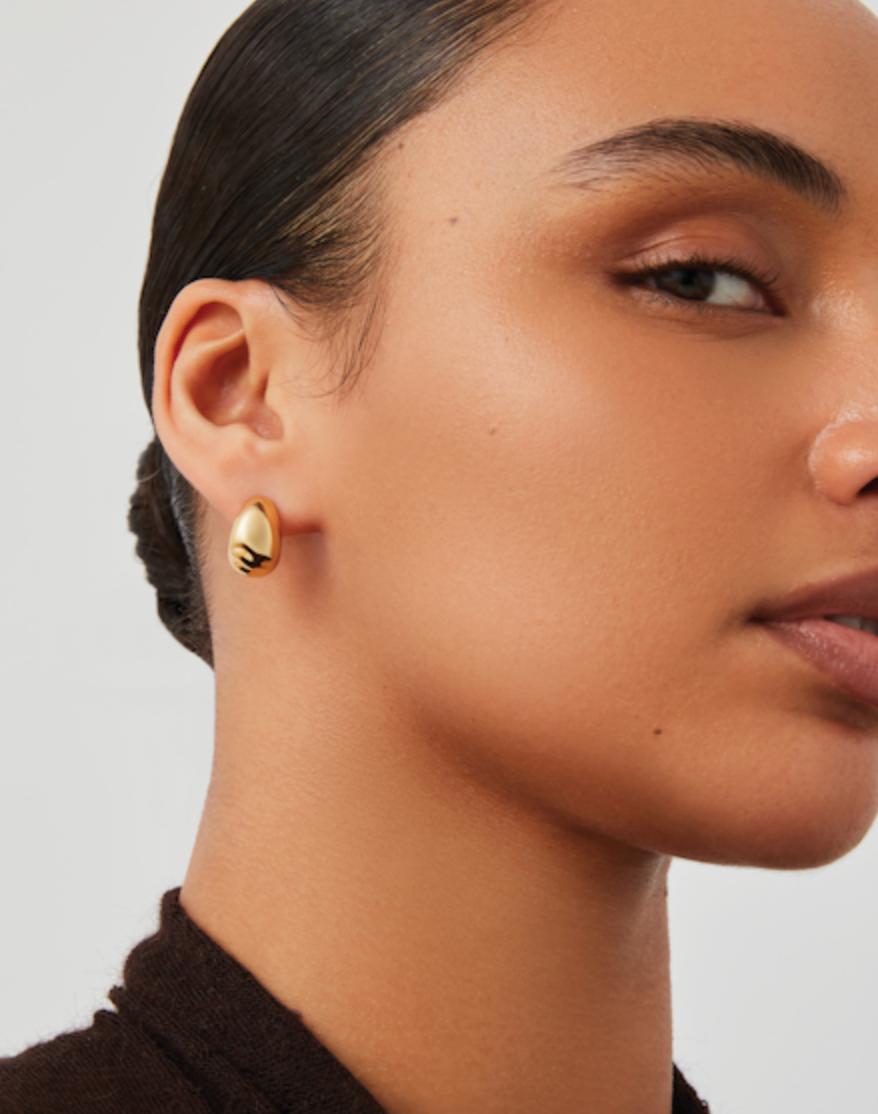 Small Nell Hoops Gold