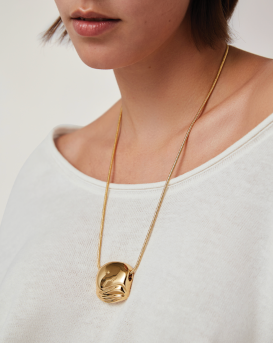 Rue Pendant Necklace Gold