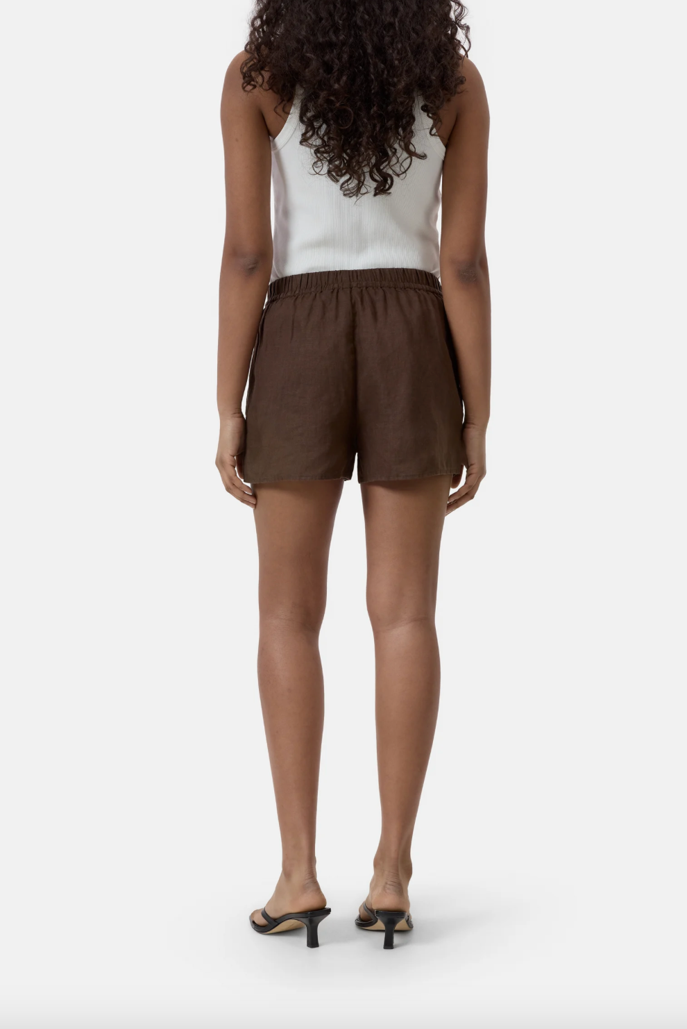 Elastic Shorts Maple Brown