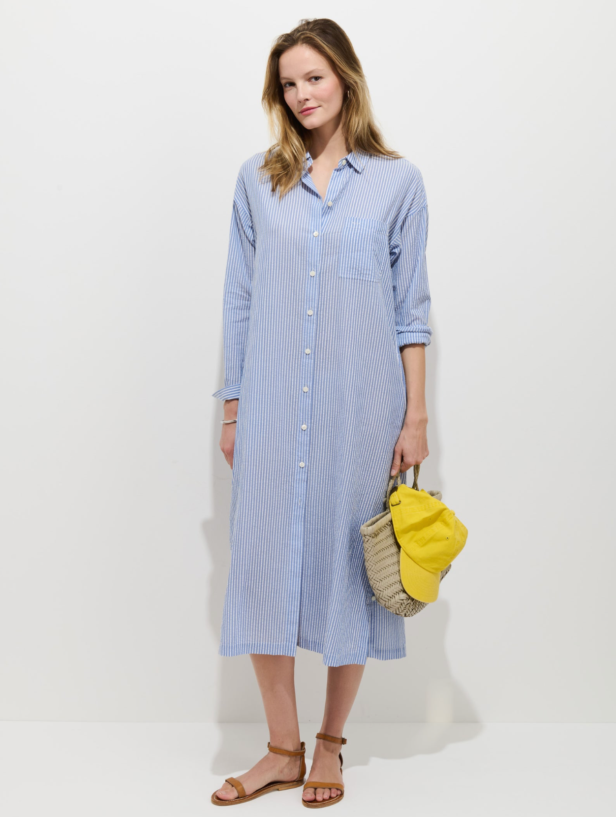 Kerry Shirtdress In Seersucker