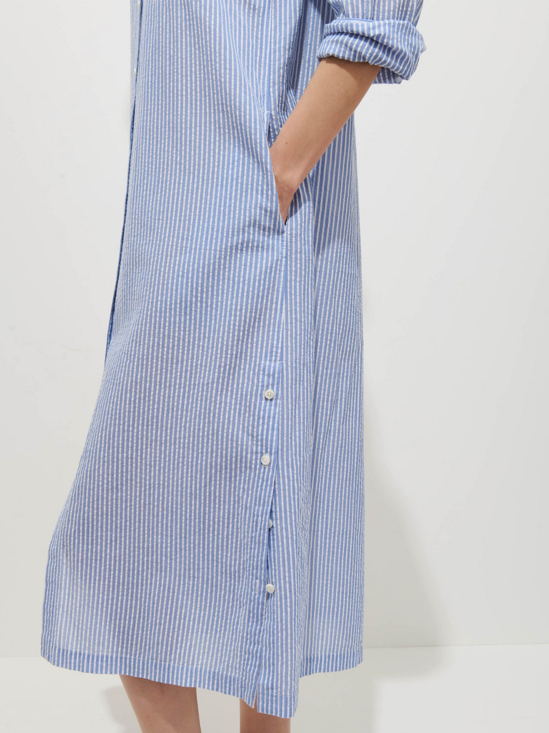 Kerry Shirtdress In Seersucker