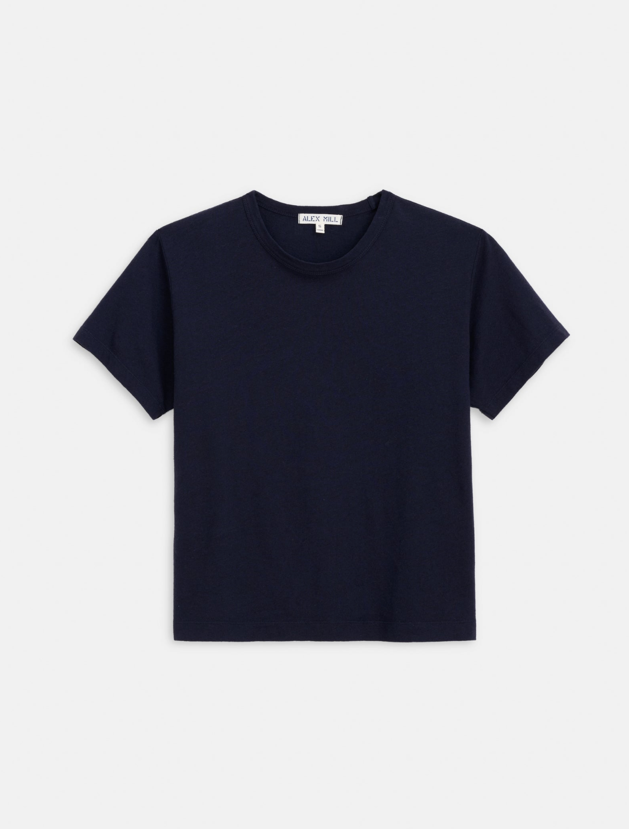Garcon Tee in Linen Cotton Navy