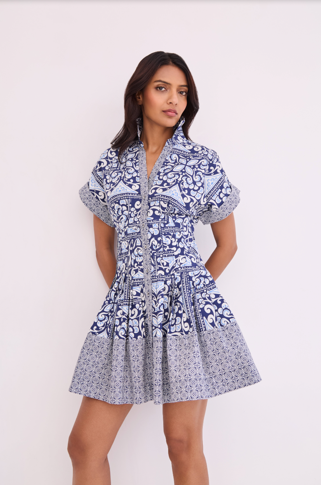 Nash Mini Dress Hart Tile