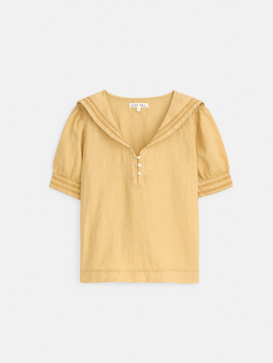 Kensington Shirt in Linen Light Sienna