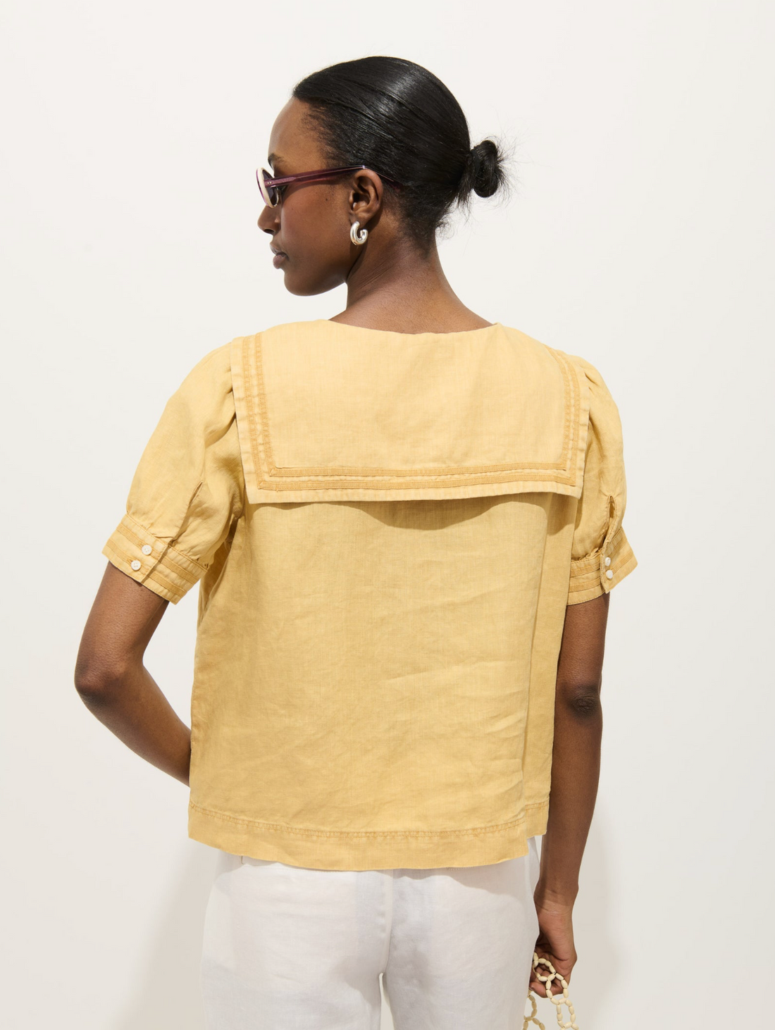 Kensington Shirt in Linen Light Sienna