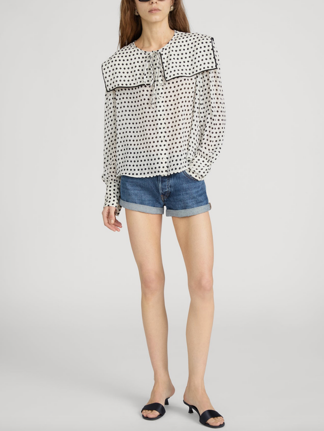 The Polka Dot Fleet Blouse