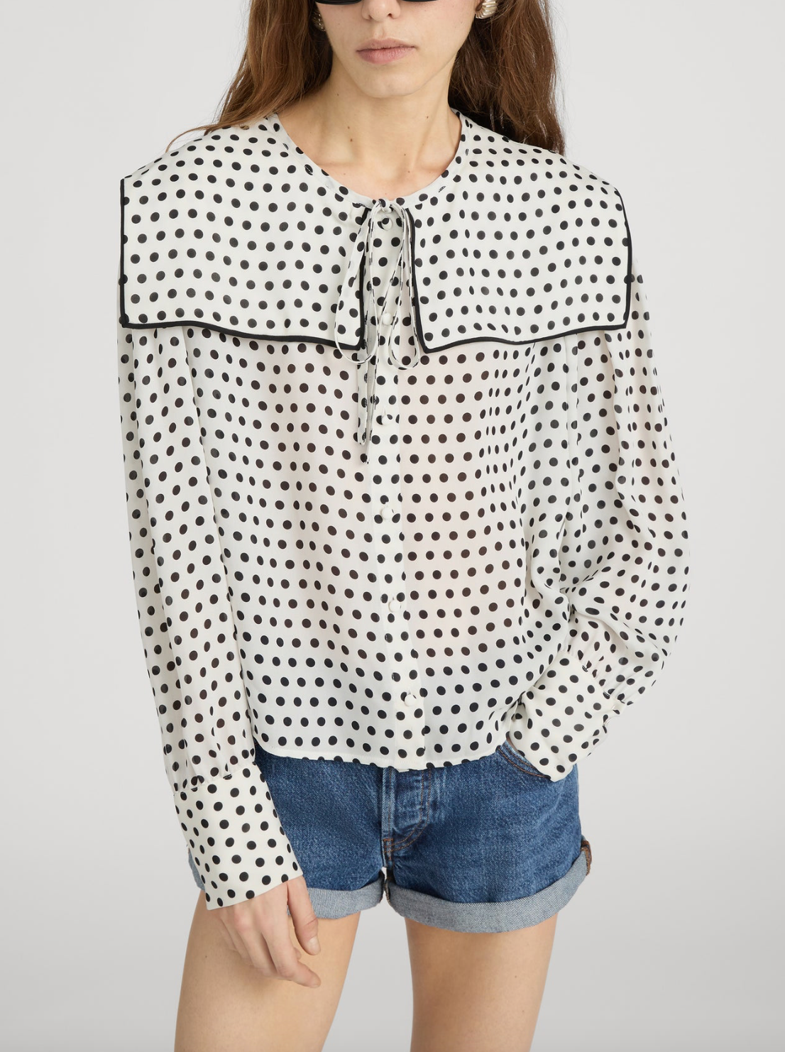 The Polka Dot Fleet Blouse