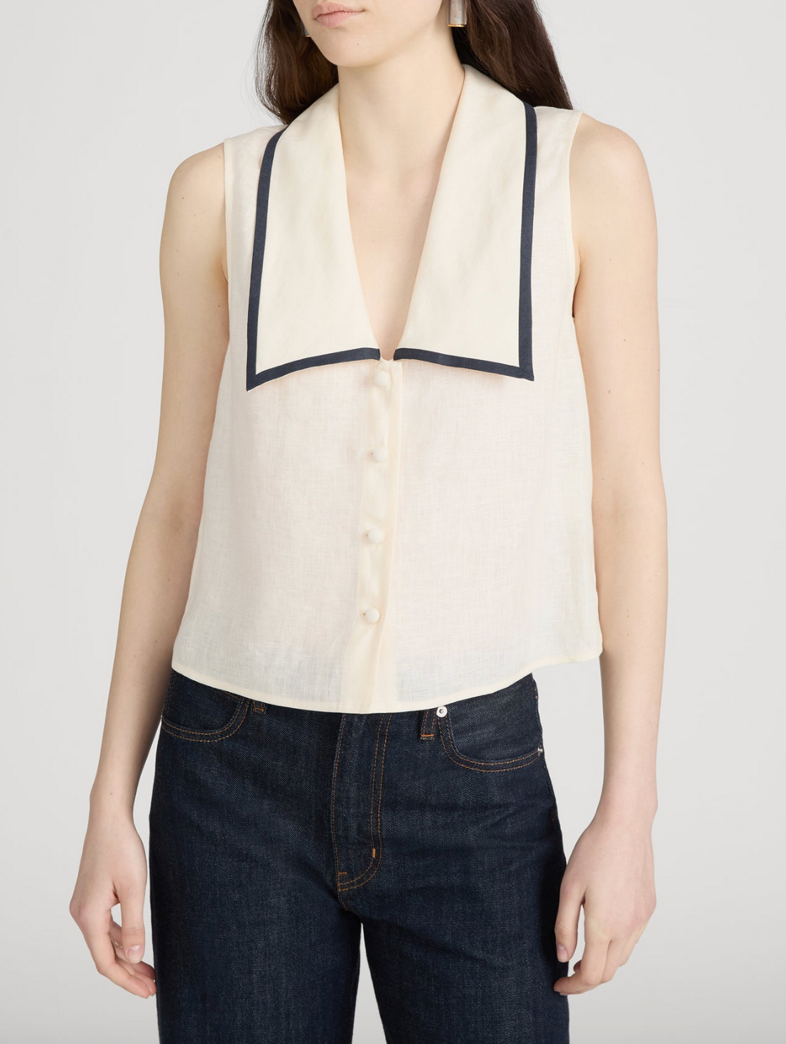 The Cabana Top Cream/Multi
