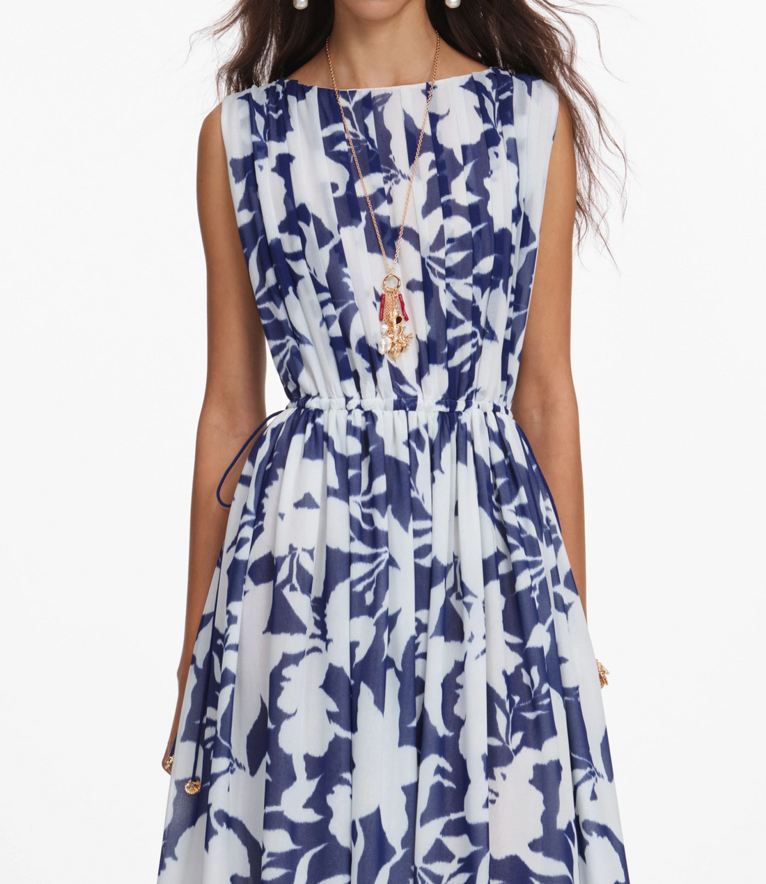 Printed Georgette Maxi Dress