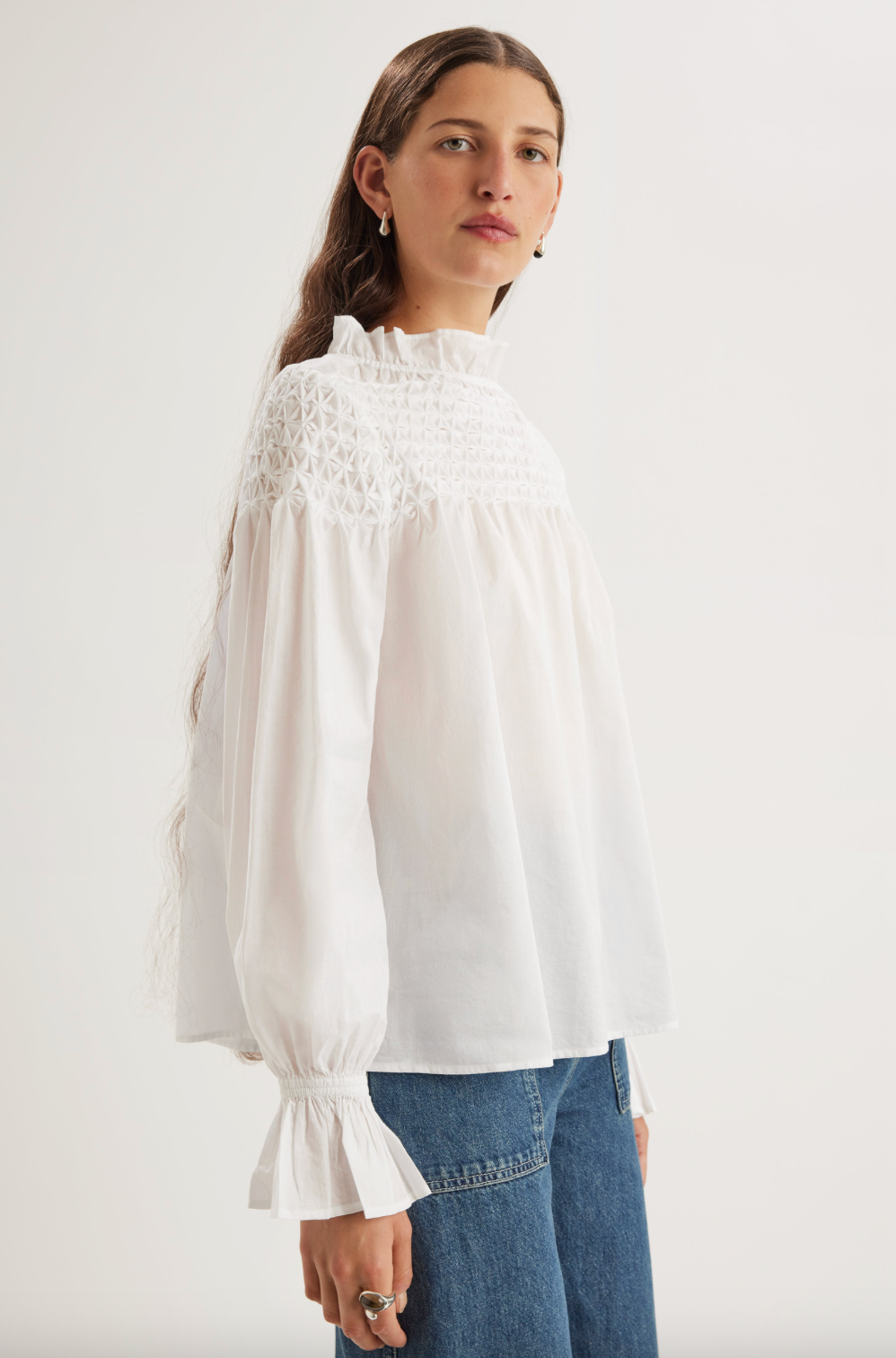 Majorelle Top White