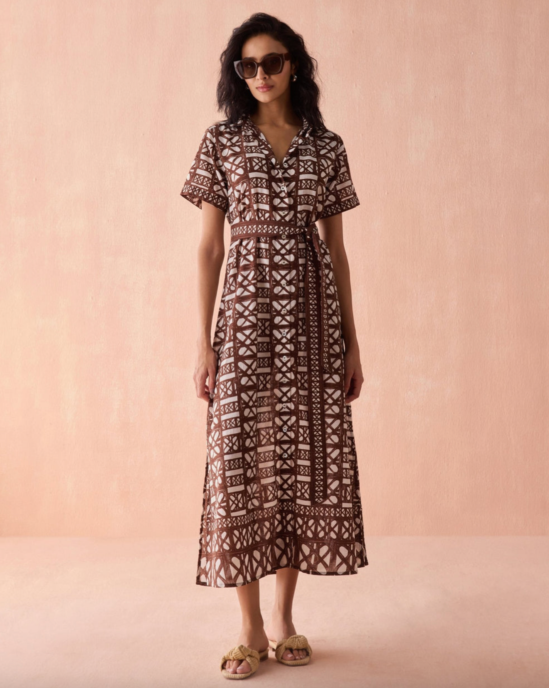 Amira Shirtdress Nari Cacao