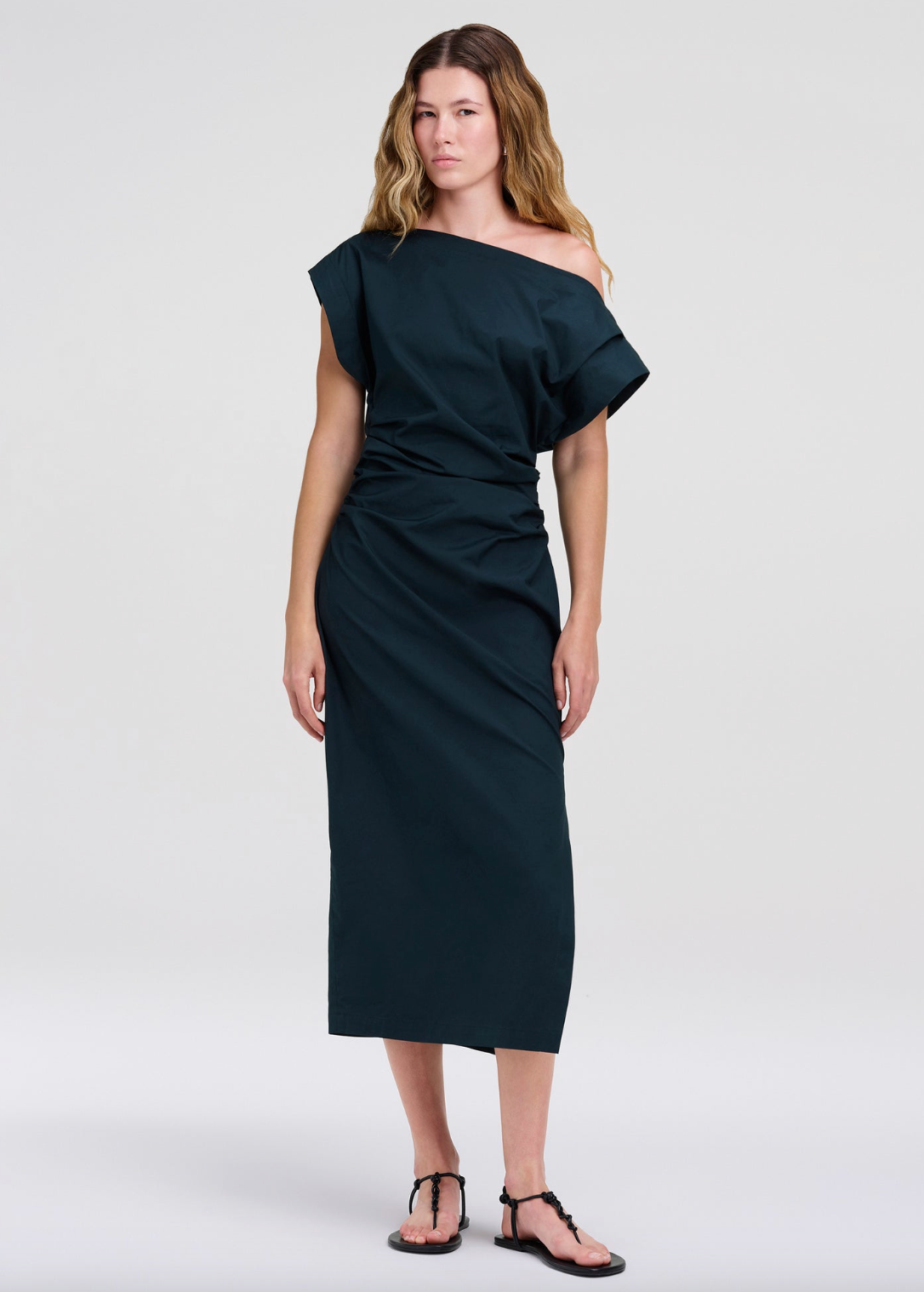 Nara Dress Carbon Blue