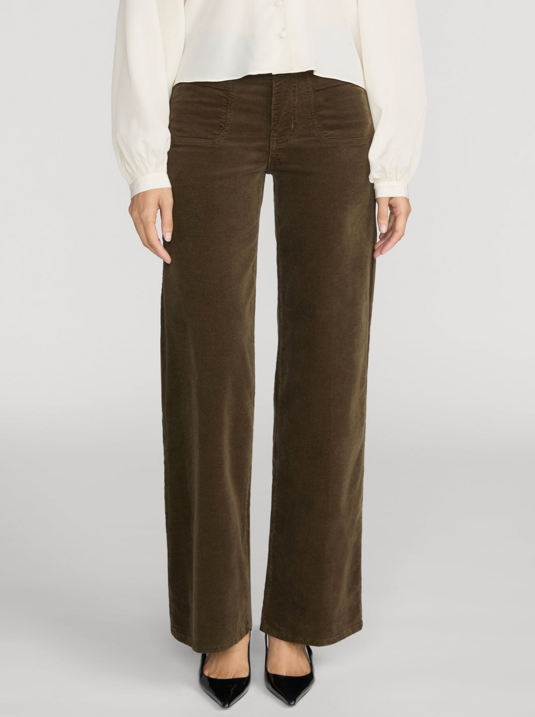 Le Slim Palazzo Modernist Pocket Corduroy