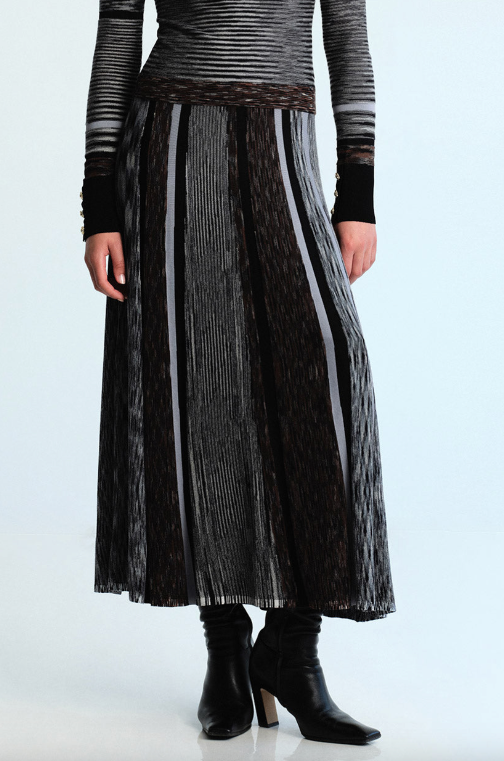 Apollo Skirt Blue Brown